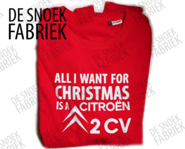 KERSTTRUI ALL I WANT FOR CHRISTMAS IS A CITROEN...