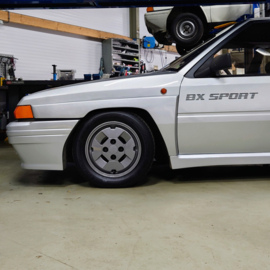 Citroën BX SPORT / ZWART sticker set