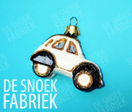Kerstornament kerstbal Citroen 2cv wit