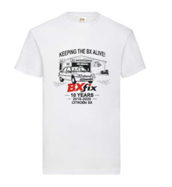 T-shirt Keeping the BX alive! 10 jaar De Snoekfabriek BXfix