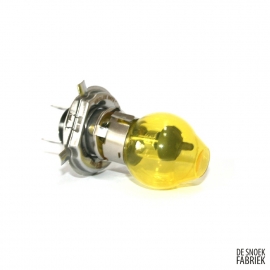 Gele H4 Lampen; de ouderwetse versie met geel kapje!
