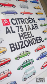 CITROËN poster - al 75 jaar heel bijzonder -nederlands