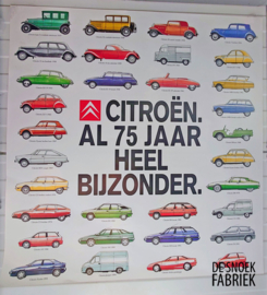 CITROËN poster - al 75 jaar heel bijzonder -nederlands