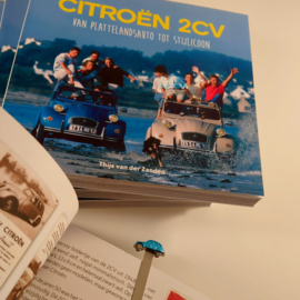 kadopakket 2cv boek met boekenlegger eend
