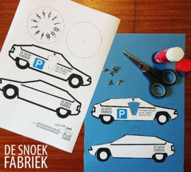 een echte BX parkeerschijf diy