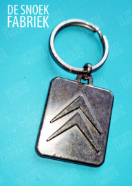 Citroën logo sleutelhanger metaal logo rood chevron