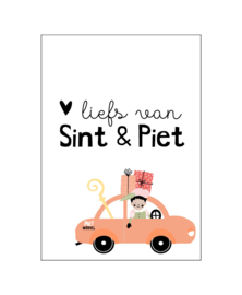 Wenskaart Liefs van Sint & Piet