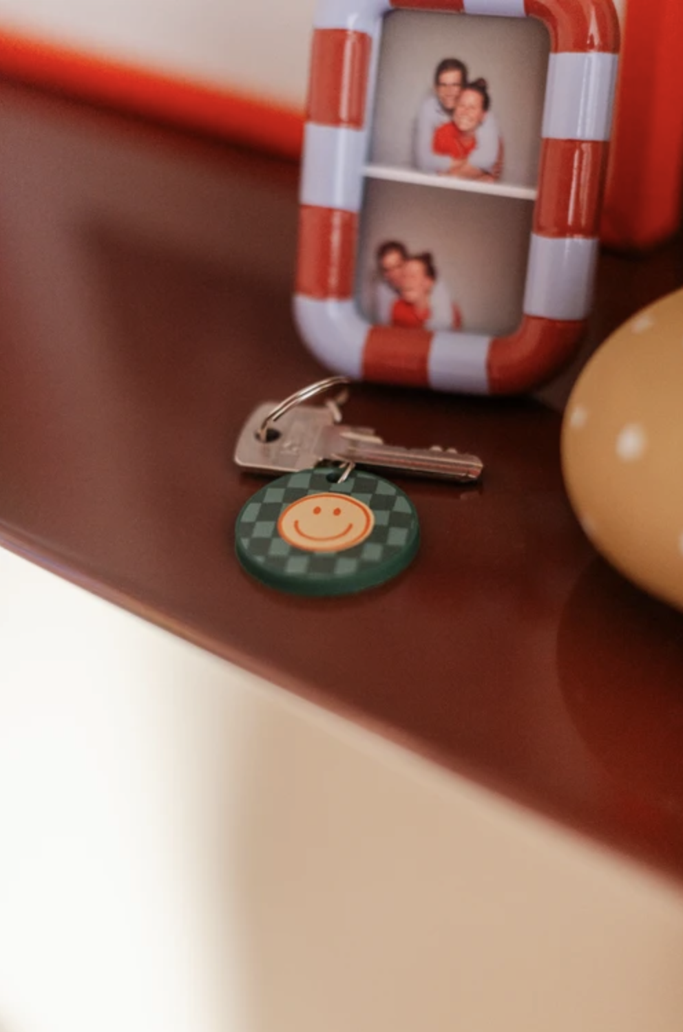 Sleutelhanger Smiley