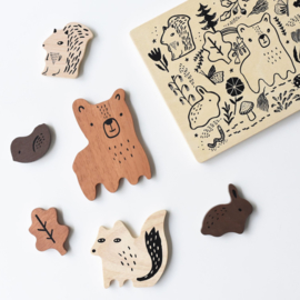 Wee Gallery | Houten Puzzel Woodland Animals