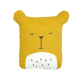 Fabelab knuffel/kussen Lazy Bear