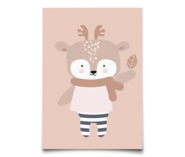 Eef Lillemor kerstkaart Winter Deer