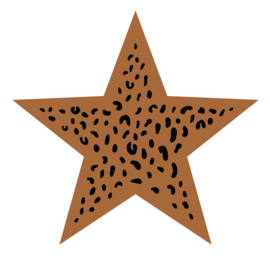 Label-R | Ster Leopard Hazelbruin