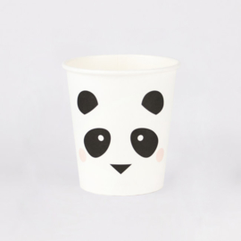 My Little Day | Papieren bekers Mini Panda (8 stuks)