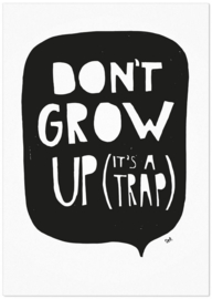 Studio Rainbow Prints - Kaart Don't Grow Up