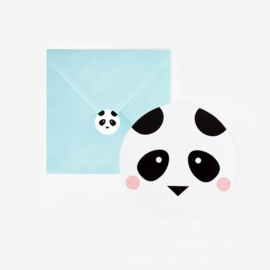 My Little Day | Uitnodigingen Panda (8 stuks)