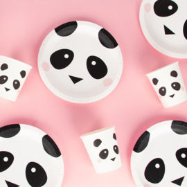 My Little Day | Papieren bordjes Mini Panda (8 stuks)