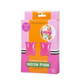 SWIM ESSENTIALS | Zwembandjes Neon Pink 0-2 jaar