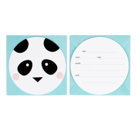 My Little Day | Uitnodigingen Panda (8 stuks)