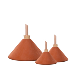 Scandinaviaform bloemenvaasje Consilium (terracotta)