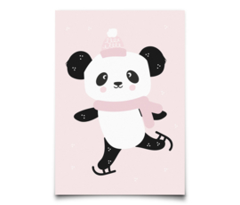 Eef Lillemor kerstkaart Winter Panda