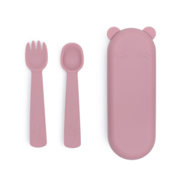We Might Be Tiny | Feedie Fork & Spoon (dusty rose)