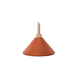 Scandinaviaform bloemenvaasje Consilium (terracotta)