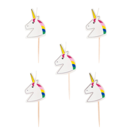 My Little Day Kaarsjes Unicorn/Eenhoorn (5 stuks)