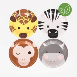 My Little Day | Papieren Bordjes Mini Safari (8 stuks)