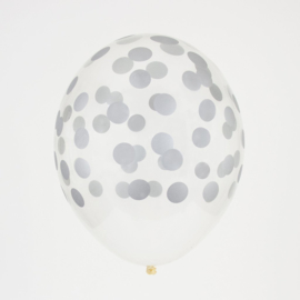 My Little Day | Confetti Ballonnen Zilver (5 stuks)