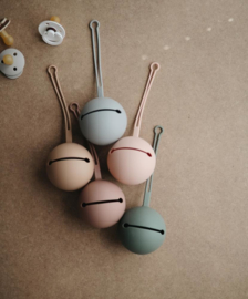 Mushie | Silicone Speen Bewaardoosje - Naturel