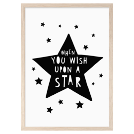 Mini Learners - Poster When You Wish Upon A Star (A3)