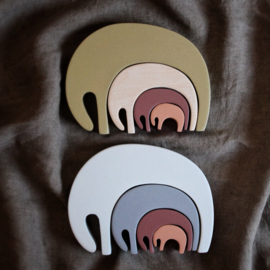 Pinch Toys | Puzzel Olifant - Pebble