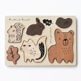 Wee Gallery | Houten Puzzel Woodland Animals