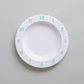 Buddy and Bear melamine bord Dinner Time (mint)