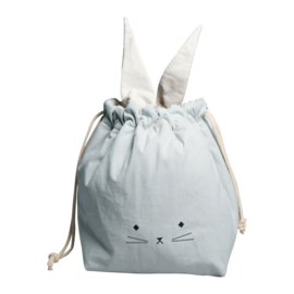 Fabelab | Stevige Opbergzak Cat Foggy Blue (22 x 28 cm)