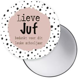 Esva Design | Spiegeltje Lieve Juf (roze)