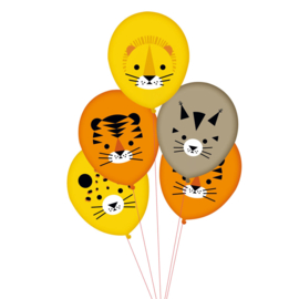 My Little Day ballonnen Wilde Katten (5 stuks)