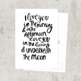 Studio Rainbow Prints - Kaart I Love You