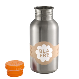 Blafre Drinkfles RVS 500 ml (oranje dop)