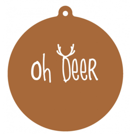 Label-R | Kersthanger Oh Deer Hazelbruin