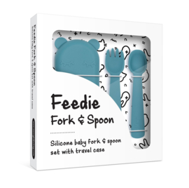 We Might Be Tiny | Feedie Fork & Spoon (Petrol)