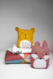 Fabelab kussen/knuffel Friendly Fox