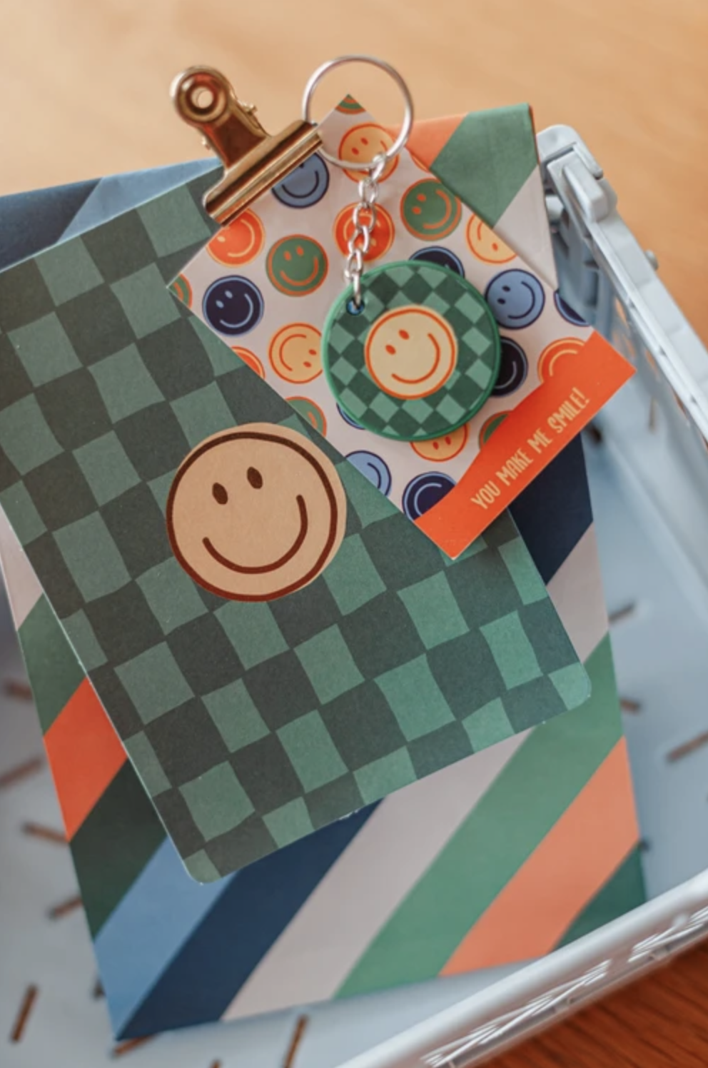 Sleutelhanger Smiley