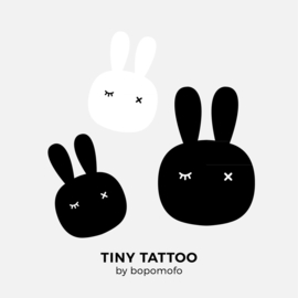 BoPoMoFo | Water print tattoo Bunnies