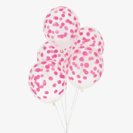 My Little Day | Confetti Ballonnen Fuchsia (5 stuks)