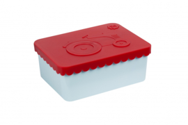 Blafre Lunchtrommel Tractor (rood / lichtblauw)