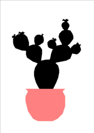 Ingrid Petrie Design  - Cactus pot (A4)