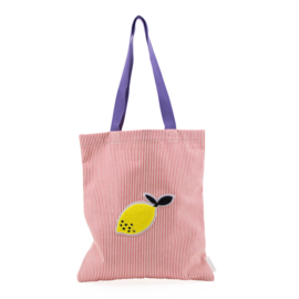 Sticky Lemon | Shopper / Tote bag rood-wit gestreept