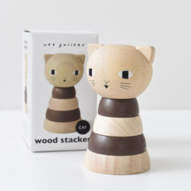 Wee Gallery | Houten Stapeltoren - Cat