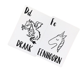 Huusje | ABC leerkaarten